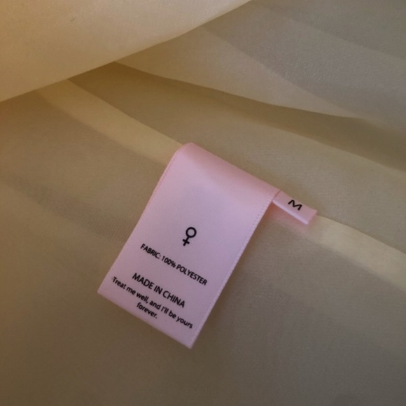 Selkie Pale Yellow Puff Sleeve Mini Dress - Picture 10 of 10